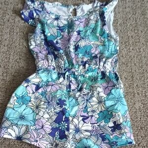 Floral Kids One Piece